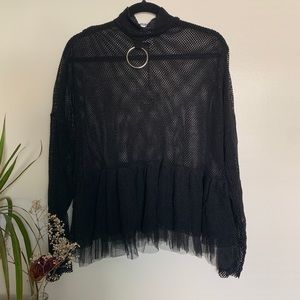 *SOLD* Ragged Priest O-ring Top